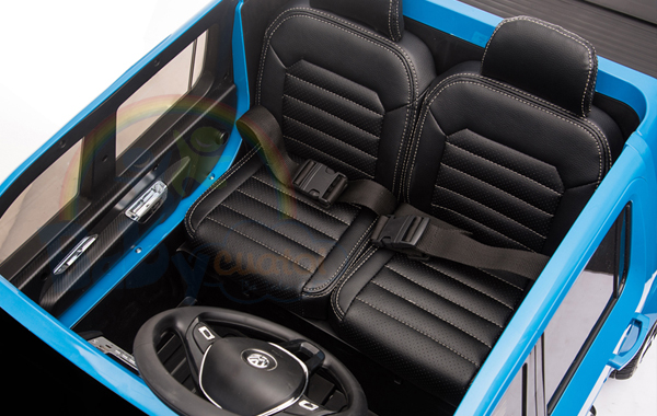 Ô tô điện bản quyền Volkswagen Amarok màu xanh | 2 chỗ ngồi