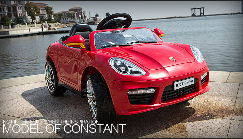 Ô tô điện trẻ em Porsche đỏ mẫu HOT BBT-9999-D