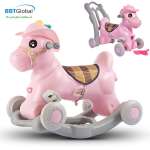 Xe ngựa chòi chòi chân cho bé kết hợp bập bênh RK-531
