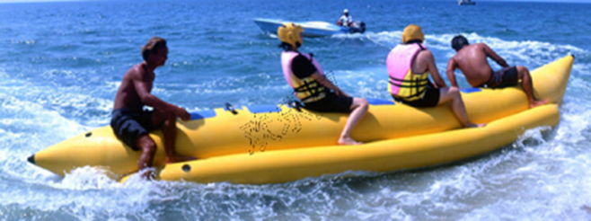 Thuyền hơi quả chuối đơn 6 người Banana boat BNN-6