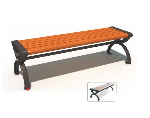 Ghế băng gỗ công viên ngoài trời nhập khẩu chất lượng cao GCVNK14606