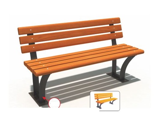 Ghế băng gỗ ngoài trời nhập khẩu chất lượng cao GCVNK14705