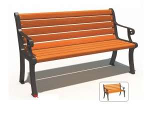 Băng ghế gỗ công viên nhập khẩu chất lượng cao GCVNK14801