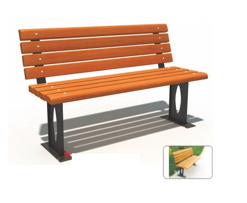 Ghế gỗ công viên sân vườn ngoài trời nhập khẩu chất lượng cao GCVNK14803