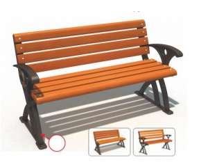 Ghế gỗ công viên sân vườn ngoài trời nhập khẩu chất lượng cao GCVNK14806