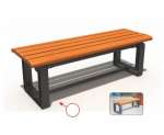 Băng ghế gỗ ban công ngoài trời nhập khẩu chất lượng cao GCVNK14906