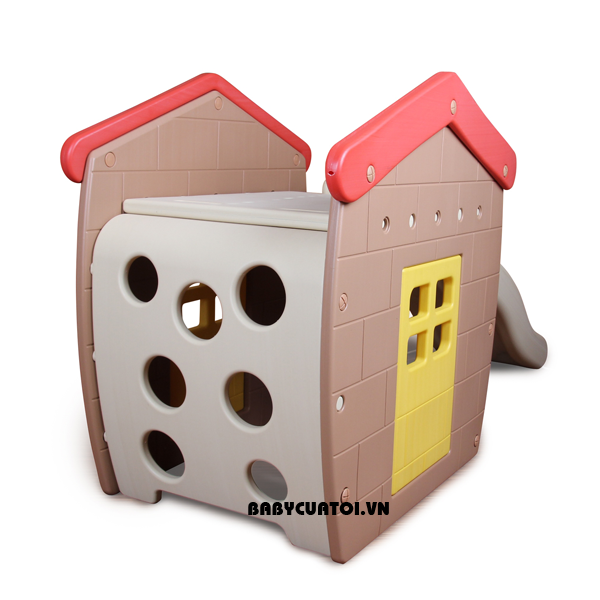 Nhà chơi cầu trượt bể bóng Hàn Quốc cho bé HNP719