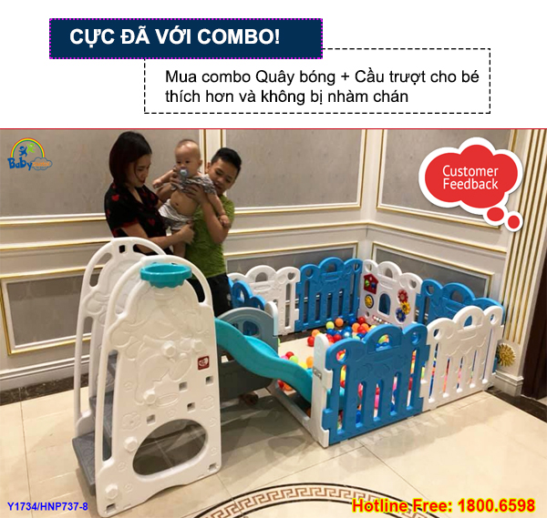 combo cầu trượt Y1734