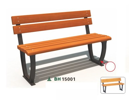 Băng ghế gỗ sân vườn ban công ngoài trời nhập khẩu GCVNK15001