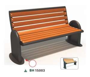 Băng ghế gỗ công viên sân vườn ban công ngoài trời nhập khẩu GCVNK15003