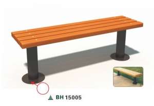 Ghế băng gỗ sân vườn ngoài trời nhập khẩu chất lượng cao GCVNK15005