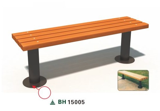 Ghế băng gỗ sân vườn ngoài trời nhập khẩu chất lượng cao GCVNK15005