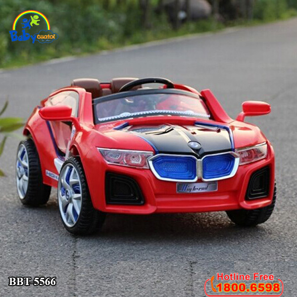 Xe ô tô điện trẻ em BMW BBT-5566 | Màu đỏ