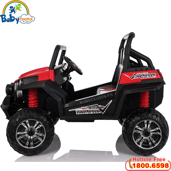 Xe ô tô điện trẻ em địa hình 2 chỗ ngồi EU-999.99