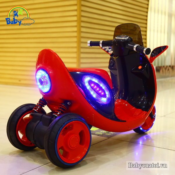 Xe máy điện trẻ em cao cấp xanh dương BBT-808XD
