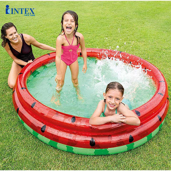 Bể bơi phao tròn cho bé 3 tầng 1m68 INTEX 58448