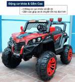 Ô tô điện trẻ em địa hình 4 động cơ màu đỏ BBT-3399D