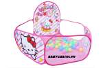 Nhà bóng cho bé Hello Kitty có ném bóng rổ 1381