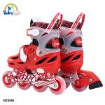 Bộ giầy trượt kèm mũ, bảo vệ tay chân patin Cougar 4 bánh phát sáng MZS885