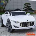 Xe oto điện trẻ em Maserati màu trắng BBT-5599T