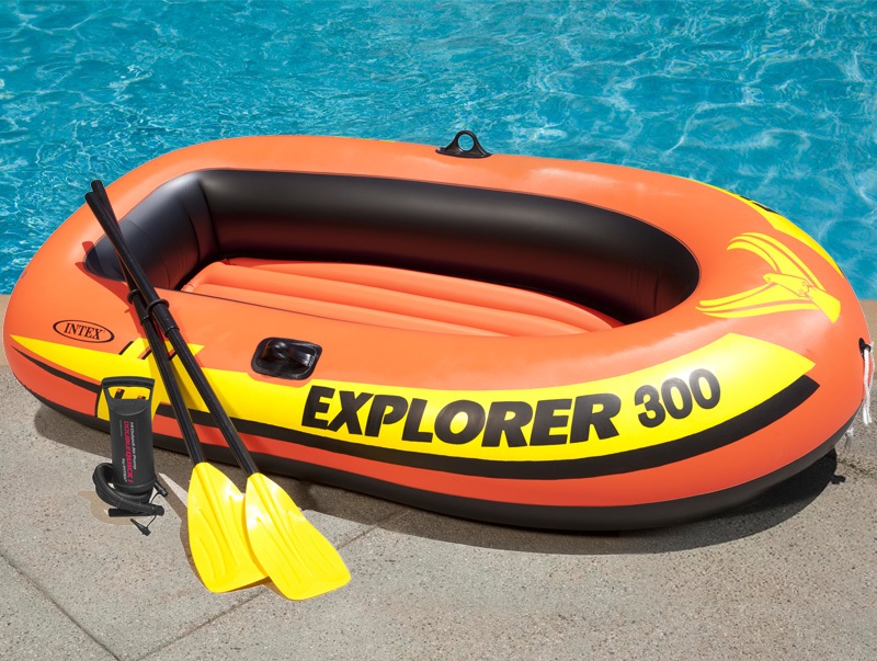 Bộ thuyền bơm hơi EXPLORER 300 INTEX 58332
