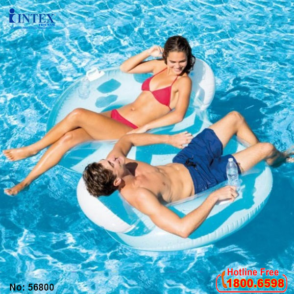 Phao bơi đôi tựa lưng INTEX 56800