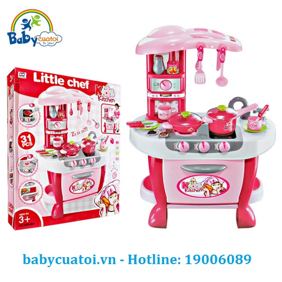 Bộ đồ chơi nấu ăn cao cấp 008-801