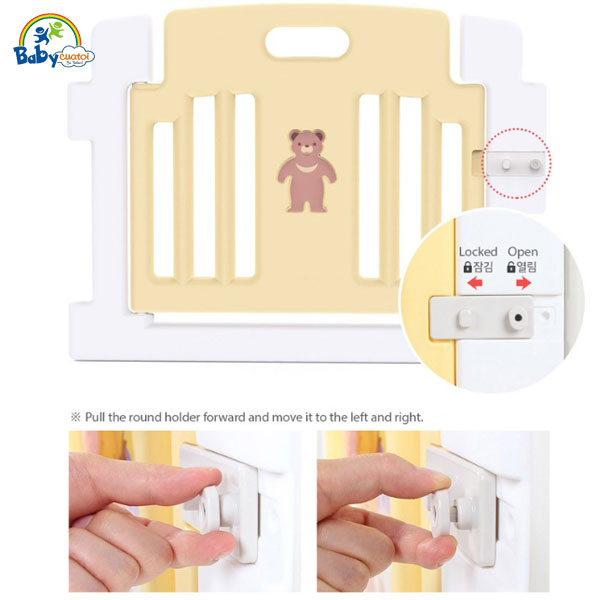 Quây cũi nhựa Hàn Quốc cho bé HNP734