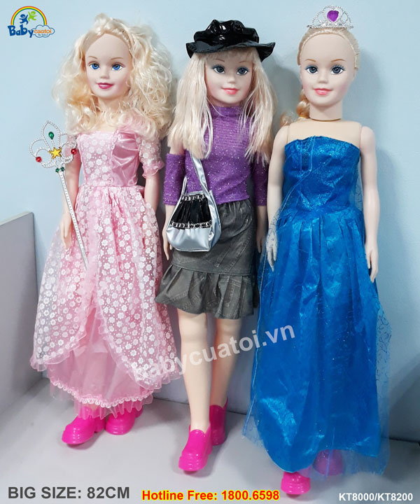 Đồ chơi búp bê cỡ lớn cao 81cm cho bé KT8000D