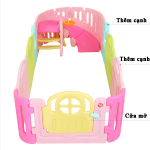 Cầu trượt bể bóng Hàn Quốc đa năng 2 trong 1 Y1526 (tặng kèm 1 cặp cạnh Y1422 hoặc Y1423)
