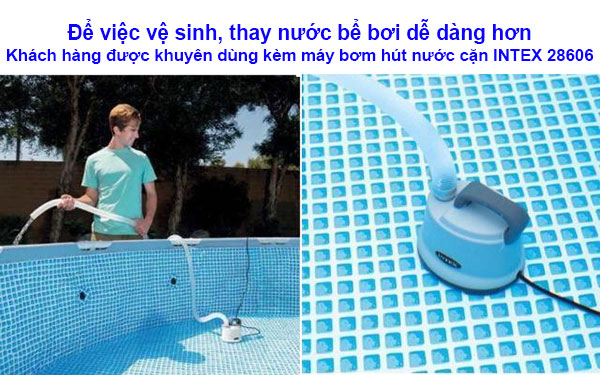 bể bơi lắp ghép gia đình tròn INTEX 26384