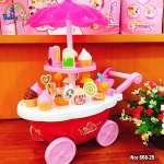 Bộ đồ chơi quầy bán kem và bánh ngọt di động 668-25