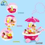 Bộ đồ chơi quầy bán kem và bánh ngọt di động 668-25