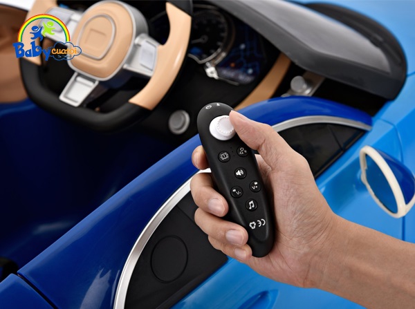 Xe ô tô điện trẻ em Bugatti Chiron | Điều khiển từ xa