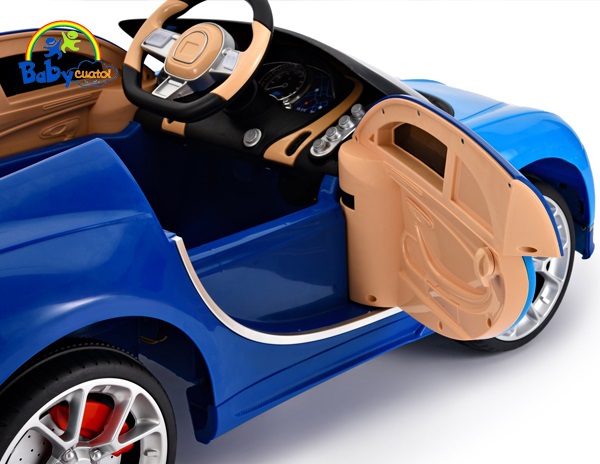 Xe ô tô điện trẻ em Bugatti Chiron | Cánh cửa mở