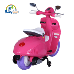 Xe máy điện Vespa trẻ em cao cấp BBT-666 màu hồng