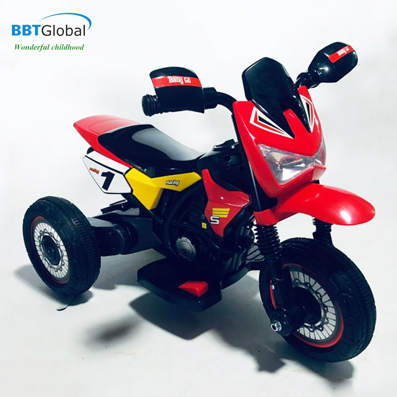 Xe máy điện trẻ em BBT Global màu đỏ BBT-2288D