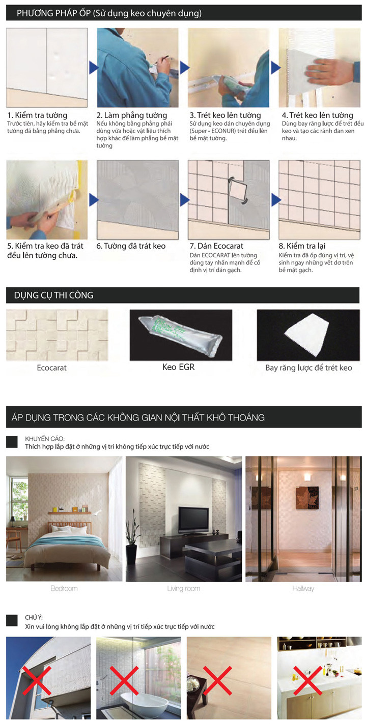 Buildshop.vn | Tốt - Hướng dẫn thi công của Gạch kiến trúc Inax