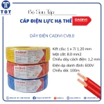 Dây điện Cadivi Phi 8.0