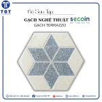 Gạch nghệ thuật Secoin lục giác (Hồng)