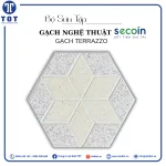 Gạch nghệ thuật Secoin lục giác (Vàng)