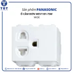 Ổ Cắm Đơn PANASONIC WEV1181-7SW