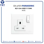 Bộ Ổ Cắm PANASONIC WEB1111SWK