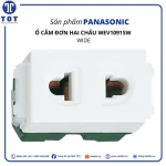 Ổ Cắm Đơn 2 Chấu PANASONIC WEV1091SW