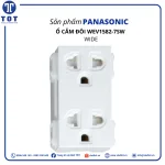 Ổ Cắm Đôi PANASONIC WEV1582-7SW