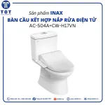 Bàn Cầu Kết Hợp Nắp Rửa Điện Tử INAX AC-504A+CW-H17VN