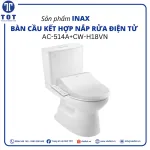 Bồn Cầu Kết Hợp Nắp Rửa Điện Tử INAX AC-514A+CW-H18VN
