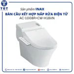 Bồn Cầu Kết Hợp Nắp Rửa Điện Tử INAX AC-1008R+CW-H18VN