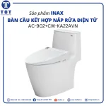 Bồn Cầu Kết Hợp Nắp Rửa Điện Tử AC-902+CW-KA22AVN