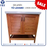 Tủ Lavabo Vân Gỗ LVB06-VGC8